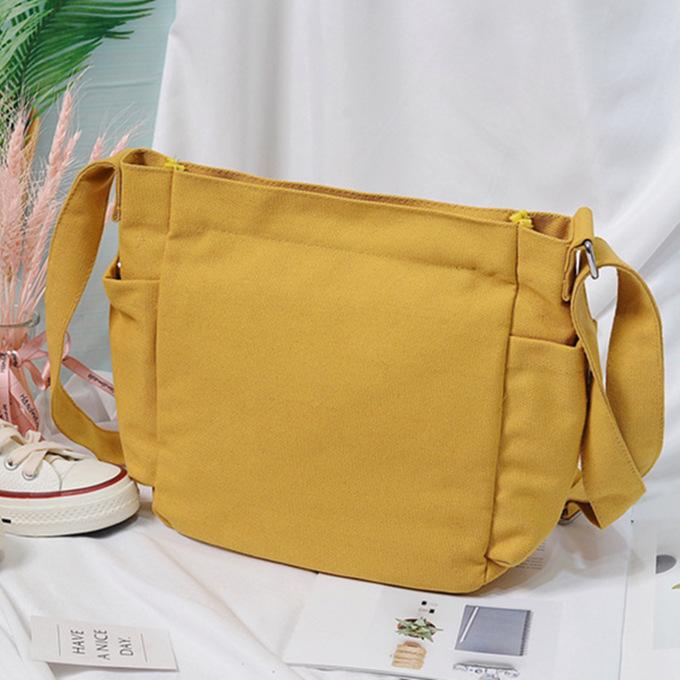 帆布 ショルダーバック レディース 両サイドにペットボトルが入る大きなポケット 楽天高評価 ★4.25 メンズ 綿 キャンバス マザーズバック  男女兼用 |  | 13