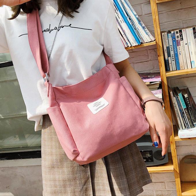 帆布 ショルダーバック レディース 両サイドにペットボトルが入る大きなポケット 楽天高評価 ★4.25 メンズ 綿 キャンバス マザーズバック  男女兼用 |  | 08