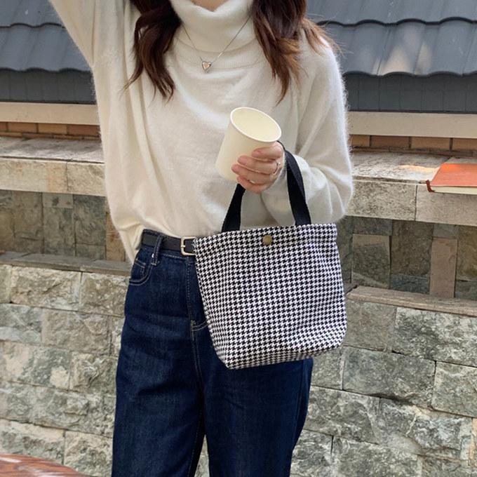 千鳥 チドリ ミニバッグ ミニ バケット バケツ 手提げ 帆布バッグ 千鳥