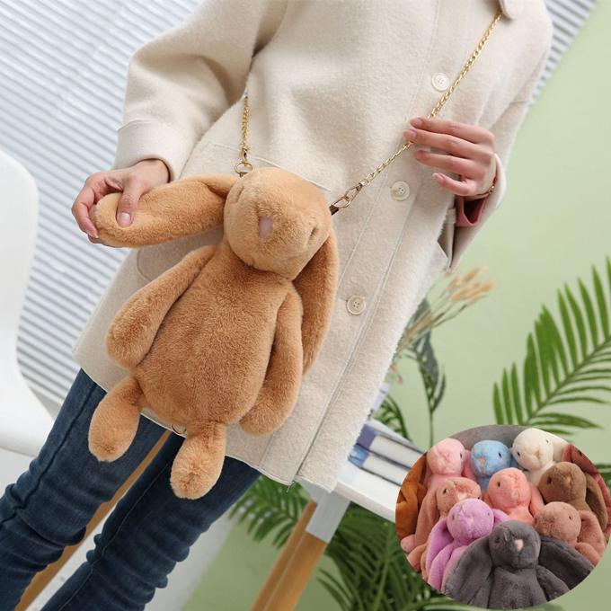 秋冬物新作 ぬいぐるみ ラビット ウサギ ロングファー ポシェット ショルダーバッグ 縫いぐるみ ポーチ たれ尻尾 アニマル 動物 ショルダー ファー ボア 343 Sakura ファッション 通販 Yahoo ショッピング