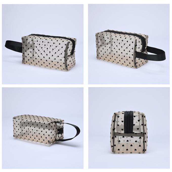 メッシュポーチ 3点セット レディース ハート柄 フラット コンパクト コスメポーチ 化粧ポーチ 小物入れ 収納 旅行 トラベルポーチ 通気性 軽量 |  | 11