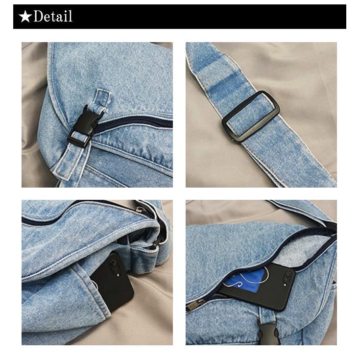 美品　ディーゼル　インディゴ　メッセンジャーバッグ　メンズ　レディース デニム ショルダーバッグ メッセンジャーバッグ 男女兼用