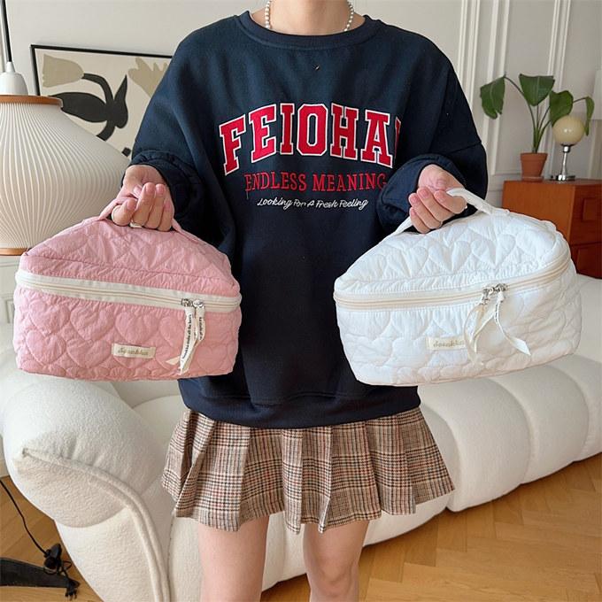 ハルオーダーページ】おむつポーチ ハートキルティング おむつポーチ