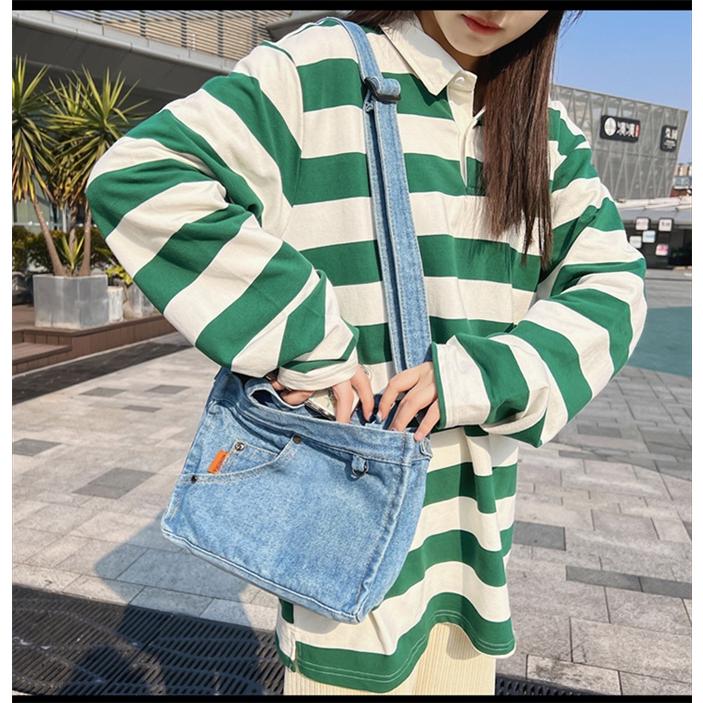 ジーパン バッグ 2way デニム ミニ ショルダーバッグ Gパン gパン 男女