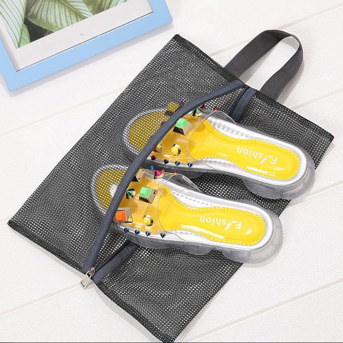 メッシュ バッグ 収納バッグ 小物収納 バス用品 タオル ソープ プール 海辺 温泉 水泳 旅行 出張 小物 化粧品収納 サンダル 穴 マザーズバッグ カバン バッグ 軽 |  | 14