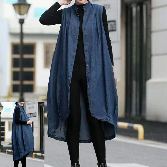 レディース デニム ワンピース バルーン コクーン サーカス インディゴ ロング タック ベスト ライトアウター シャツワンピース シャツアウター Cs227 Sakura ファッション 通販 Yahoo ショッピング