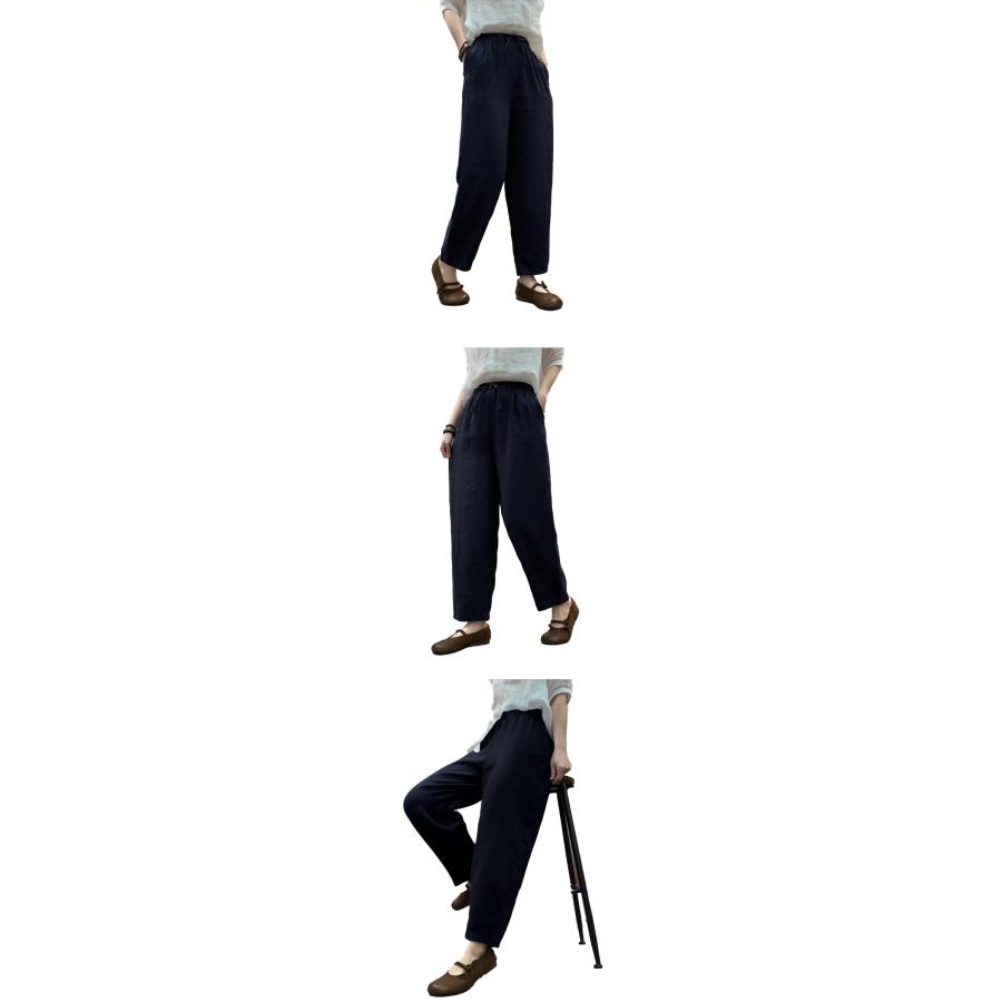 リネン100％ リネンパンツ 麻パンツ レディース サマーパンツ 春 夏