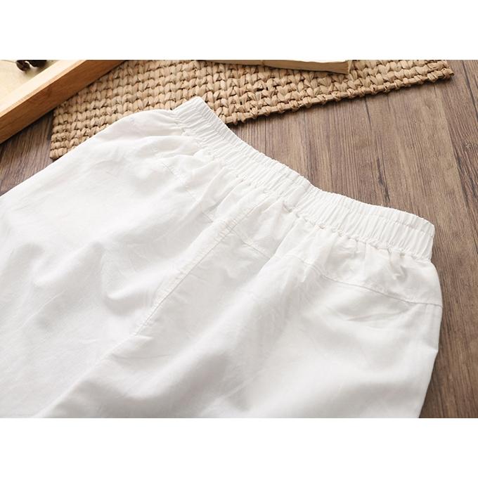 麻パンツ クロップドパンツ レディース 夏 7分丈 8分丈 リネン40 麻パンツ クロップドパンツ レディース 夏 7分丈 8分丈 リネン40