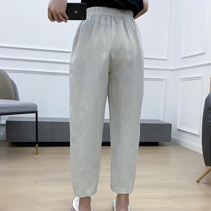 【45R】リネン100％ ワイドパンツ 3号 日本製 45R】パンツ｜1977年創業、日本の服。丈夫で長持ち、気持ちの