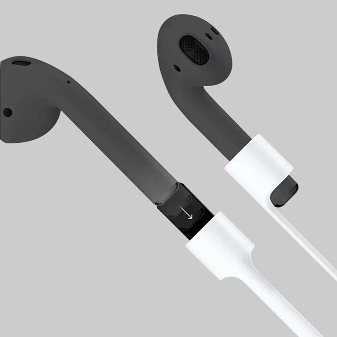 イヤホンホルダー ストラップ シリコン イヤホン 紛失防止 落下防止 ネックストラップ Airpods pro エアポッズ 左右独立 インナーイヤホン ワイヤレスイヤホン｜sakura3939｜03