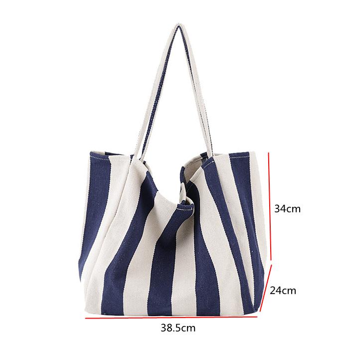 DOUBLE RL ストライプトートバッグ DOUBLE RL ストライプトートバッグ