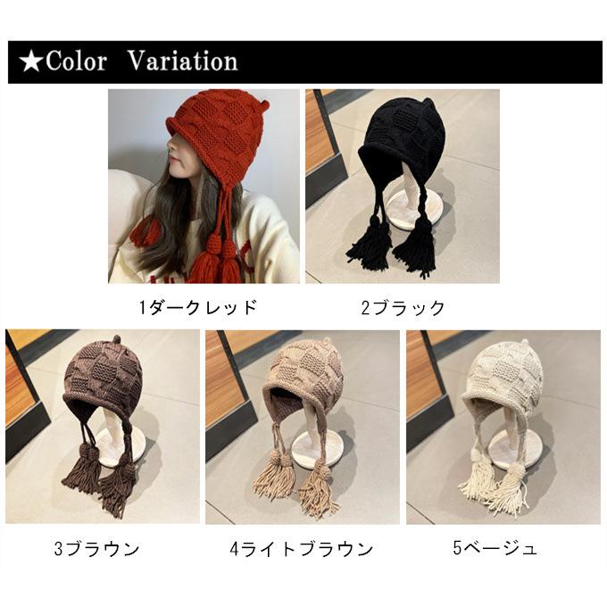 Grape 帽子　ボーダー柄フード付きスカーフハット ankoROCK 帽子 ハット an meets zakka カラフルボーダー変形