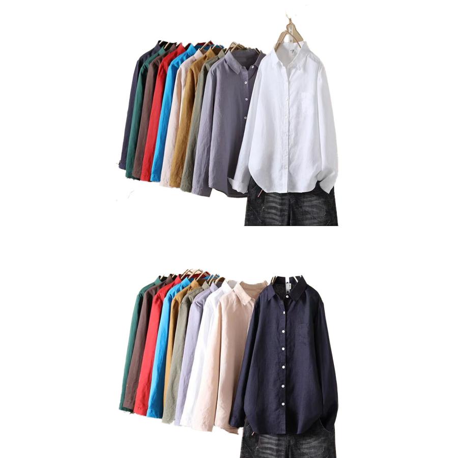 リネンシャツ リネン100% シャツ ブラウス レディース トップス リネンシャツ リネン100% シャツ ブラウス レディース トップス