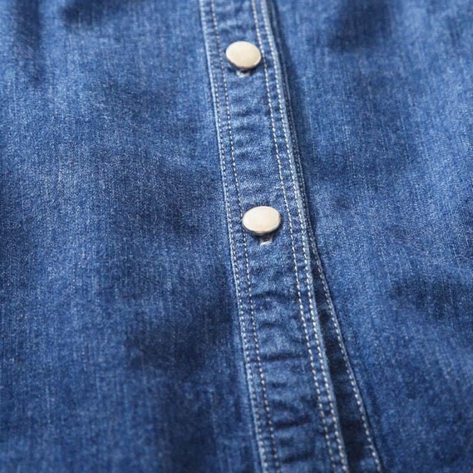 デニムシャツ ダンガリーシャツ レディース ストレッチ のびのび デニムシャツ ダンガリーシャツ レディース ストレッチ のびのび