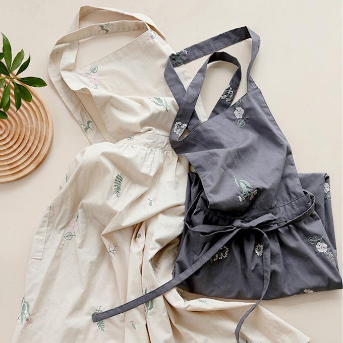 ◆HOTMAN　未使用エプロン　FEILER フラワー刺繍 ハンドバッグ　セット フェイラー公式オンラインショップ