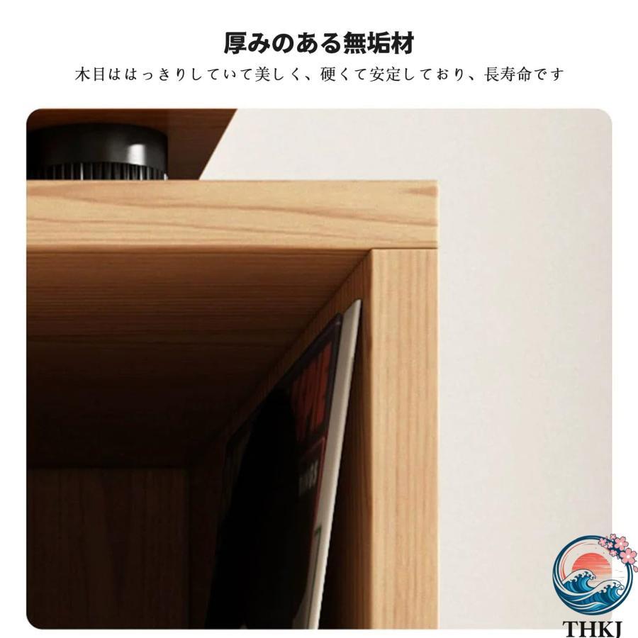 レコードプレーヤースタンド 3段 レコード収納ラック 木製 大容量