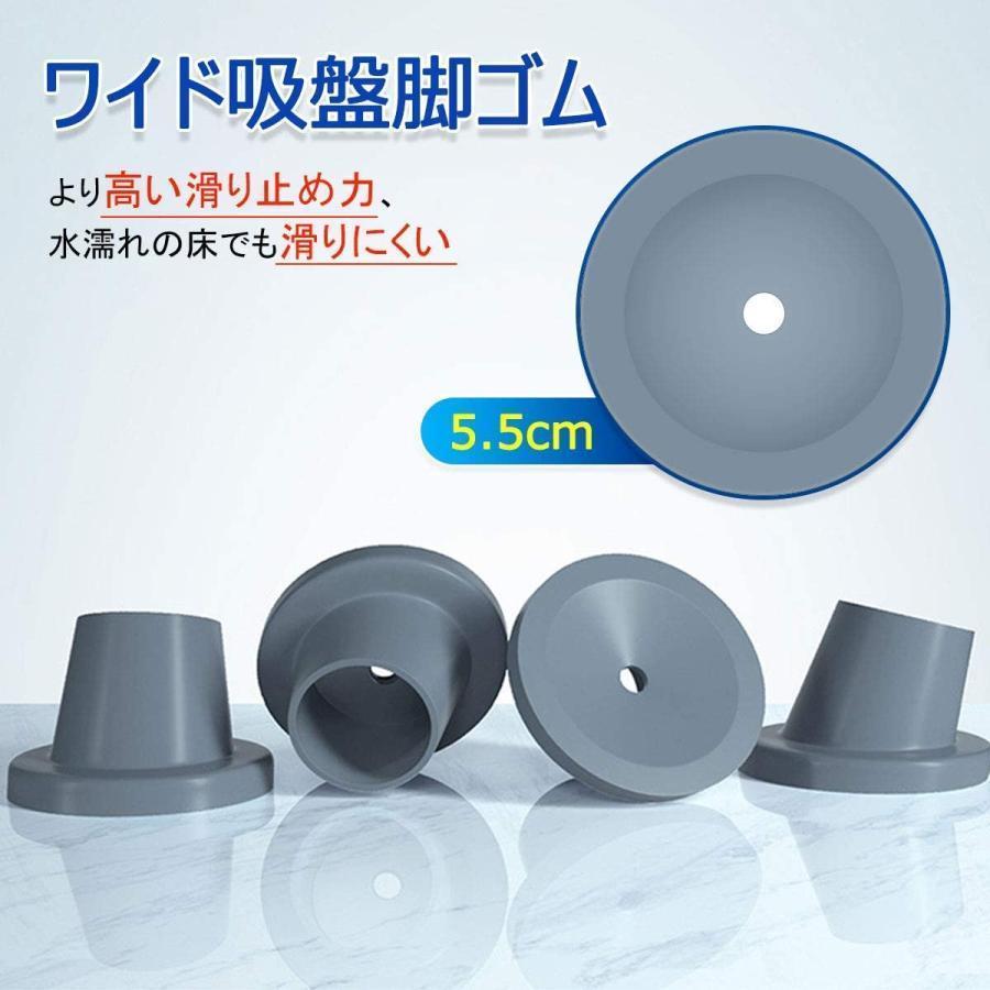介護用品 風呂椅子 360°回転 シャワーチェア 介護用お風呂椅子 お風呂イ ネジ不要 THKJ 組立簡単 高さ4段階調節可能 バスチェア アルミ合金 高耐荷重