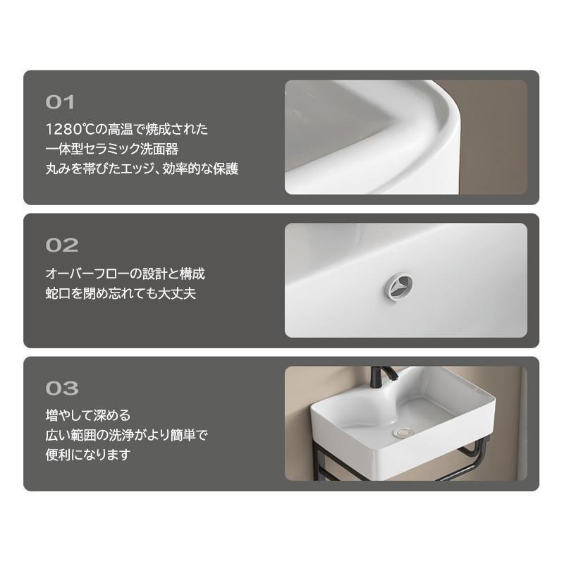 洗面ボウル 壁掛け 小型 洗面台セット THKJ 手洗い器 ステンレスブラケット 省スペース おしゃれ 快適 高見え おすすめ 注目アイテム 便利 定番 毎日使えるの画像