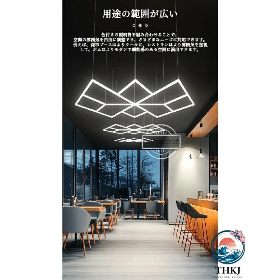 ハニカムライト ヘキサゴンライト LED 高輝度 THKJ ガレージ用六角形LEDライト 6500K 純白色光 簡単接続 使いやすい おすすめ 人気 注目アイテム 便利_7