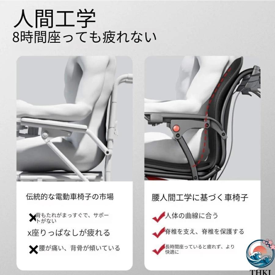 車椅子 車いす 折り畳み式車椅子 介助型 軽量 アルミ合金 THKJ 簡易 コンパクト 椅子 室内用 旅行用 外出用 散歩 取り付け簡単 使いやすい おすすめ 人気_10