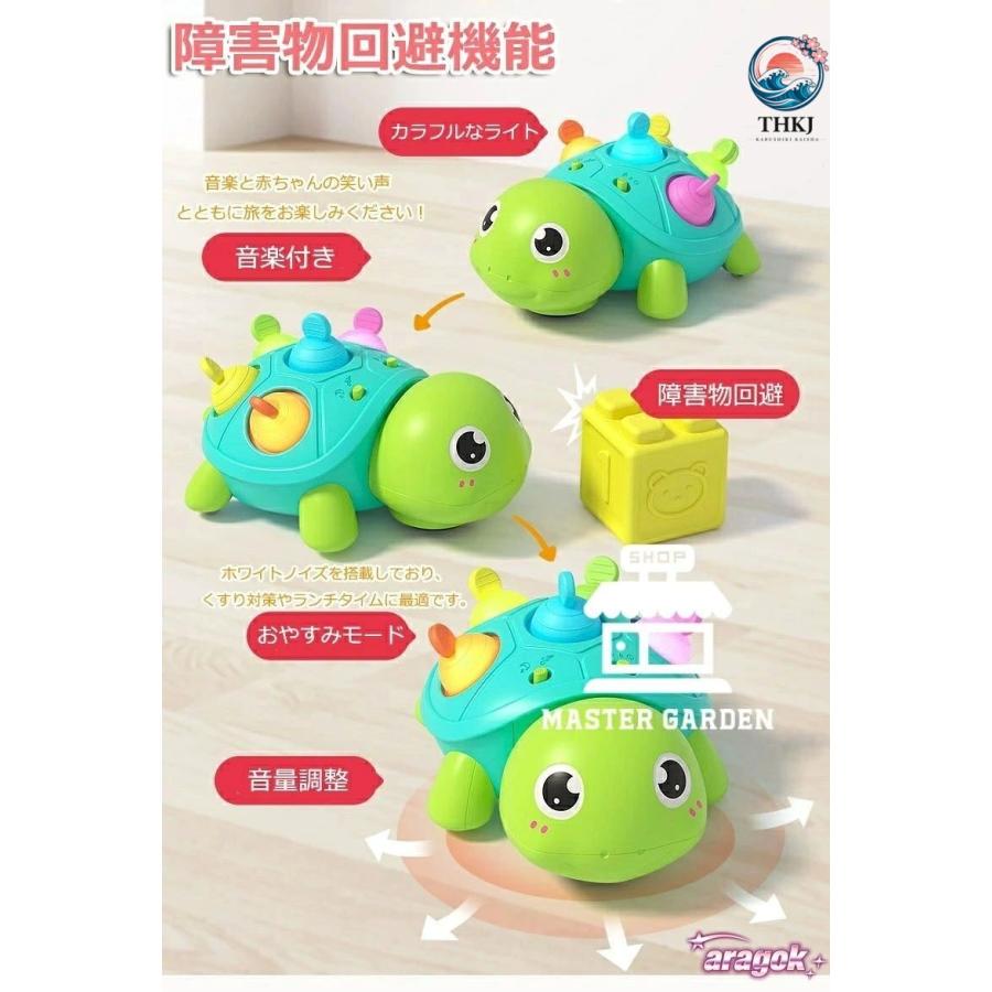 ハイハイカメ 赤ちゃんおもちゃ 知育玩具 指先トレーニング 3in1 0歳 1