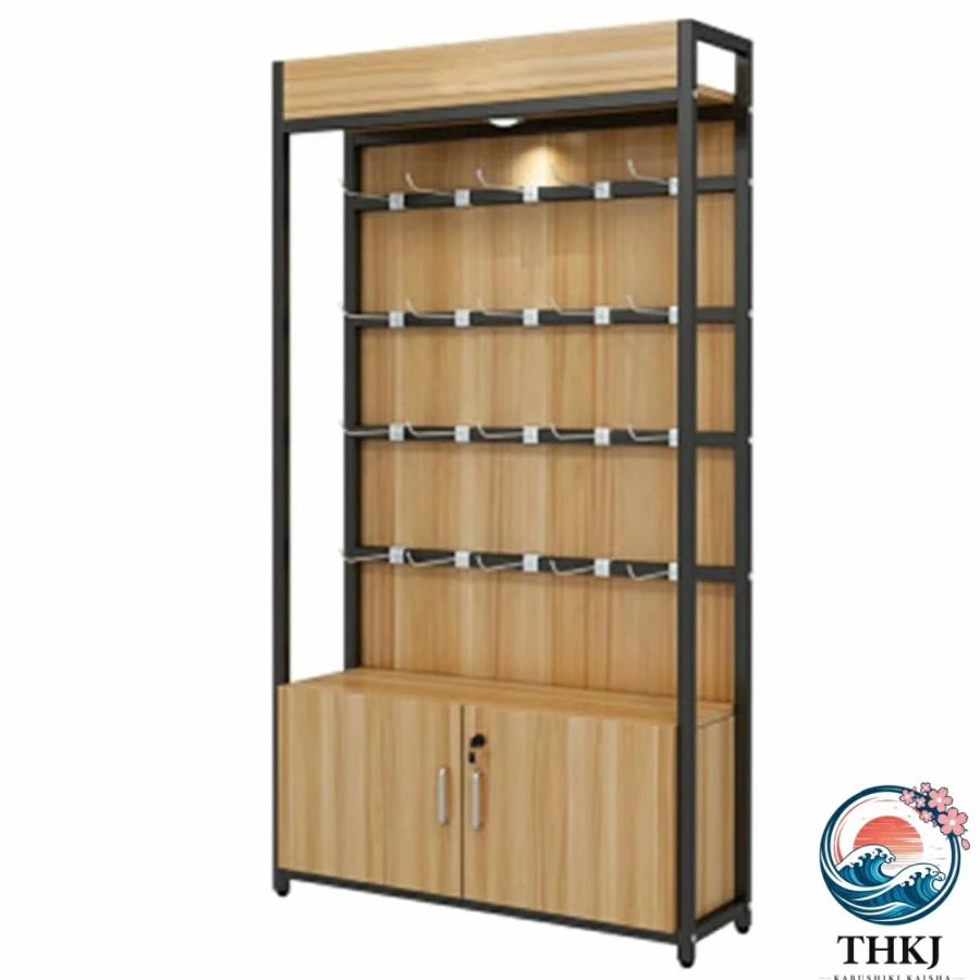 スーパー棚 小売用陳列棚 ディスプレイラック 高耐荷重 多機能収納 省