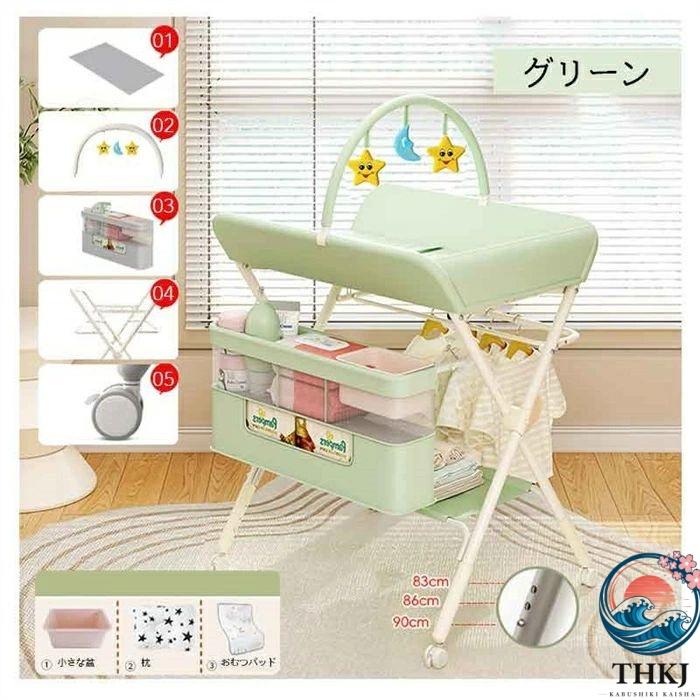 オムツ交換台 おむつ台 おむつ替え台 おむつ交換 ダイパーチェンジ 赤ちゃん THKJ 子供 収納 収納棚 シンプル デザイン 子供部屋 リビング キッチン キャ_12
