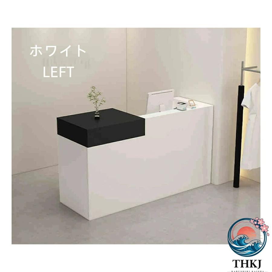 スーパーフロントデスク 小さい 組み立てレジ台 レジカウンター 小さめ