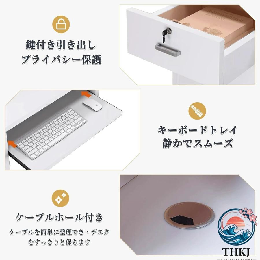 レジカウンター 受付カウンター 木製引き出し付き  小型フロントデスク 衣料品店 美容院用 おしゃれ 空間になじむ おすすめ 注目アイテム 便利 定番_4