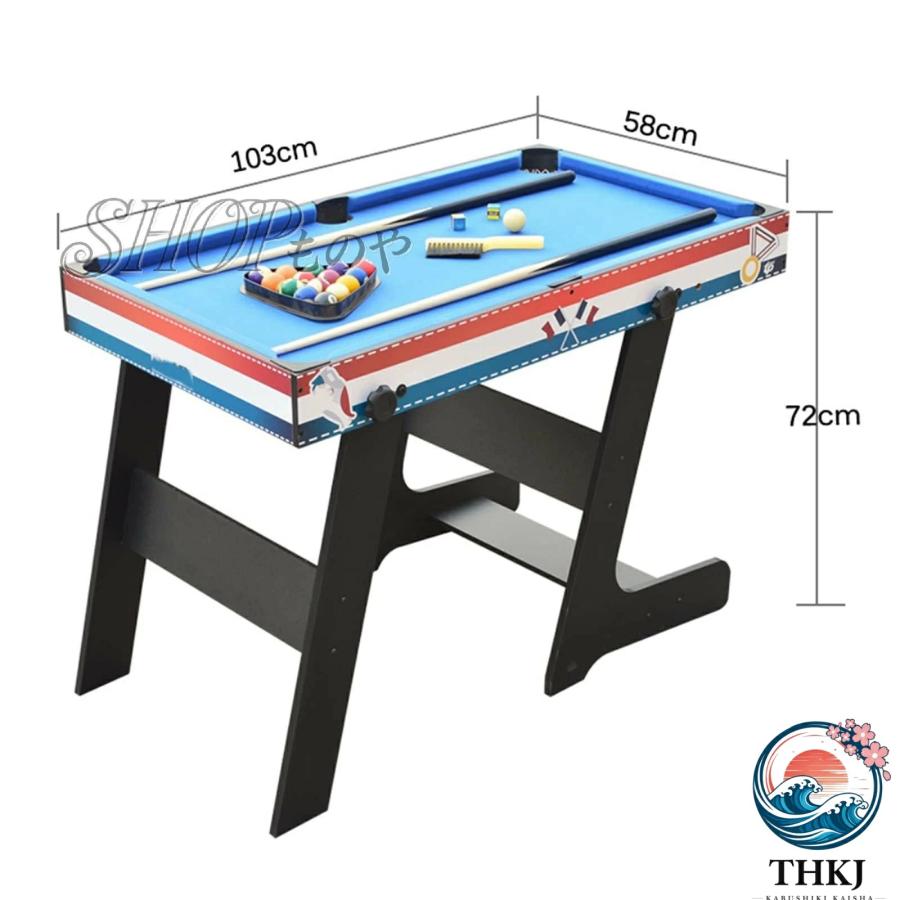 折りたたみマルチゲームコンビネーションテーブル 4 THKJ in 1 サッカー ビリヤード 卓球 アイスホッケー 取り付け簡単 使いやすい おすすめ 人気 便利の画像