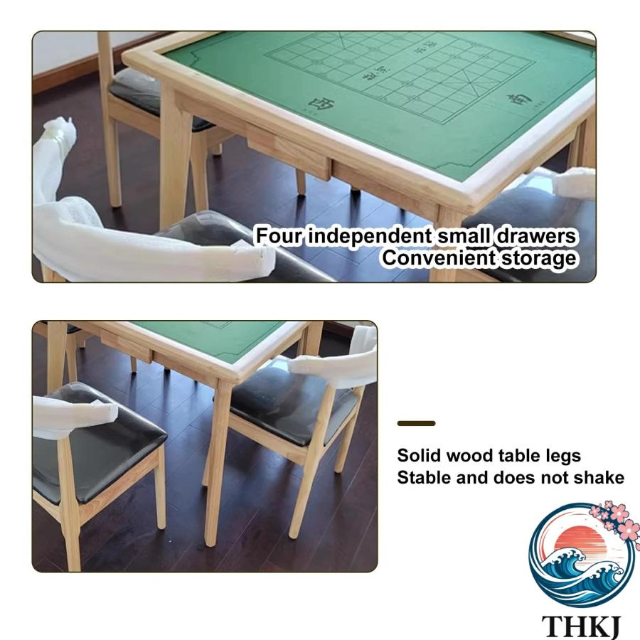 多機能麻雀テーブル 木製 34.5インチ THKJ 引き出し4つ付き ゲームテーブル おしゃれ 空間になじむ おすすめ 注目アイテム 便利 定番 毎日使える 新生活_4