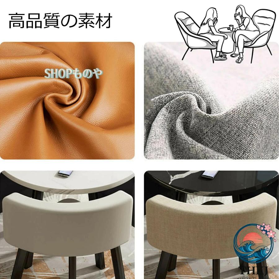 ダイニングテーブルセット ダイニングテーブル 丸 4人用 食卓セット THKJ ダイニングルームとキッチン用 モダンデザインテーブルと椅子セットホームキッチン