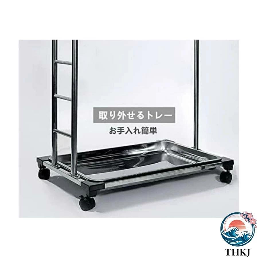 オウムスタンド バードラック 鳥プレイスタンド バードケージ THKJ ステンレススチール キャスター付き 噛まれ対策 遊び場 止まり木 快適 使いやすいの画像