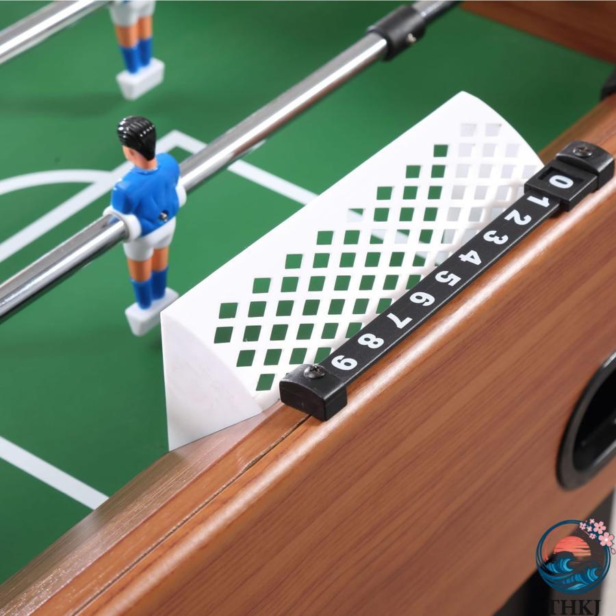 テーブルサッカーゲーム 公式トーナメントサイズ 8列 THKJ 得点板付 大型 卓上サッカー盤 サッカー対戦 テーブルゲーム 取り付け簡単 使いやすい おすすめの画像