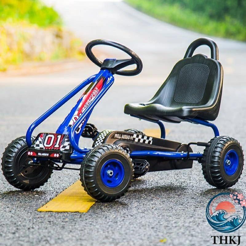 ゴーカート 足こぎ ペダルカート THKJ 4輪 四輪バギー 子供用 乗用玩具 取り付け簡単 使いやすい おすすめ 人気 注目アイテム 便利 定番 毎日使える 新生活の画像