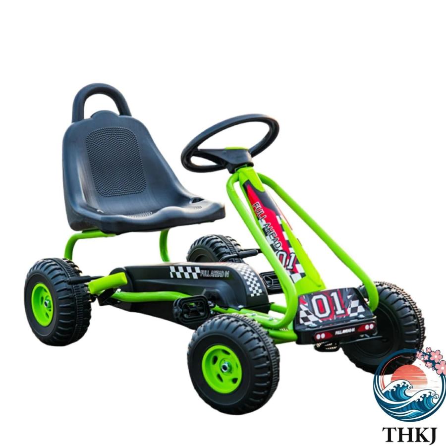 ゴーカート 足こぎ ペダルカート THKJ 4輪 四輪バギー 子供用 乗用玩具 取り付け簡単 使いやすい おすすめ 人気 注目アイテム 便利 定番 毎日使える 新生活の画像
