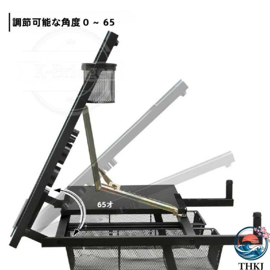 調節可能な描画表 アート デザイン デッサン 執筆 絵画 工芸 ドラフティング THKJ 仕事や研究のために 図面テーブル 高さ調節可能製図テーブル チルト可能の画像