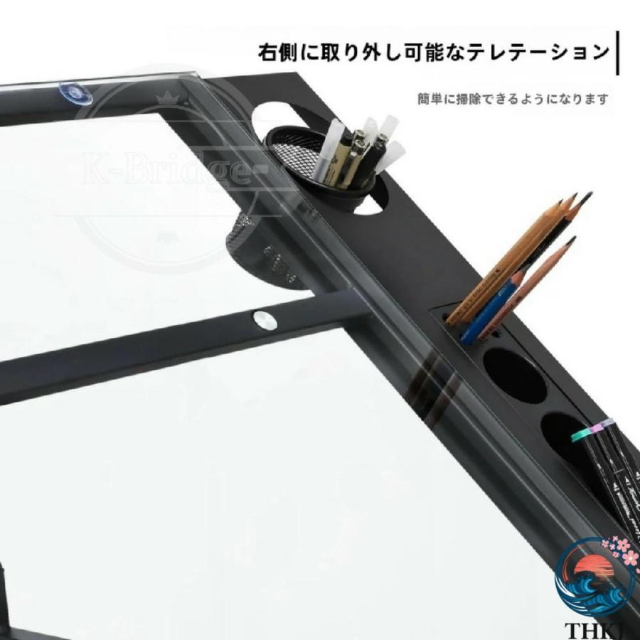 調節可能な描画表 アート デザイン デッサン 執筆 絵画 工芸 ドラフティング THKJ 仕事や研究のために 図面テーブル 高さ調節可能製図テーブル チルト可能の画像