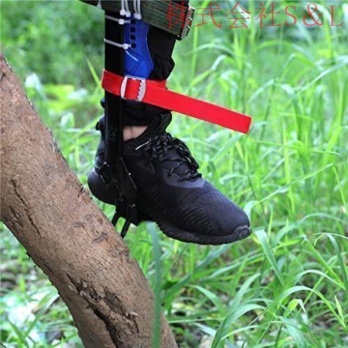 木登り器 木登りツール 木登スパイク 直立木登り道具 調節可能リスト