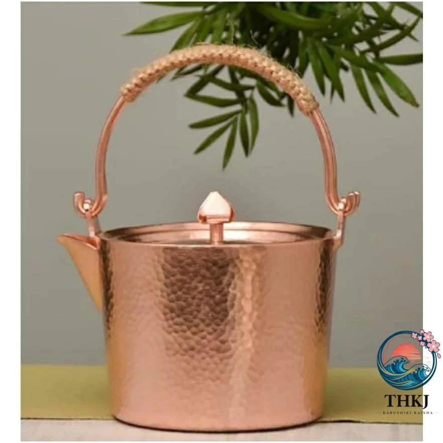 純銅製 ケトル 1L 銅やかん THKJ 増粘 ティーポット コーヒーポット 使いやすい お手入れ簡単 おすすめ 人気 注目アイテム 便利 定番 毎日使える 新生活の画像