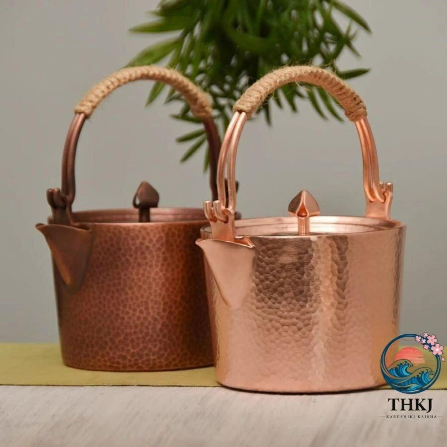 純銅製 ケトル 1L 銅やかん THKJ 増粘 ティーポット コーヒーポット 使いやすい お手入れ簡単 おすすめ 人気 注目アイテム 便利 定番 毎日使える 新生活の画像