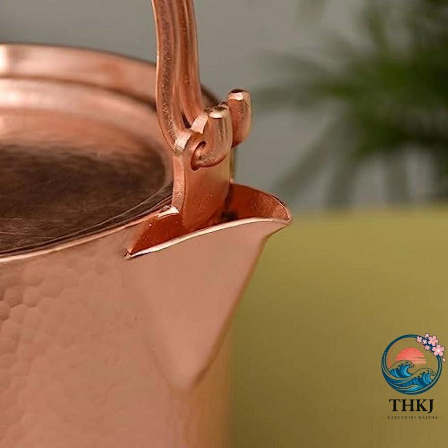 純銅製 ケトル 1L 銅やかん THKJ 増粘 ティーポット コーヒーポット 使いやすい お手入れ簡単 おすすめ 人気 注目アイテム 便利 定番 毎日使える 新生活の画像