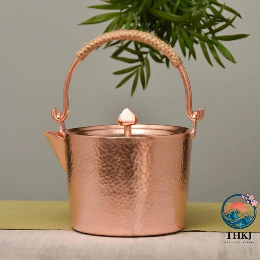 純銅製 ケトル 1L 銅やかん THKJ 増粘 ティーポット コーヒーポット 使いやすい お手入れ簡単 おすすめ 人気 注目アイテム 便利 定番 毎日使える 新生活の画像