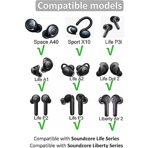 A-Pcas ウレタン製イヤーピース Soundocre用 Soundcore Liberty 4用