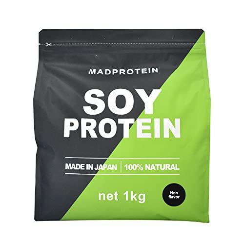 マッドプロテイン　ソイプロテイン　ノンフレーバー　1kg×4袋　大豆プロテイン MAD PROTEIN(マッドプロテイン) ソイプロテイン 人工甘味料不使用 ノー