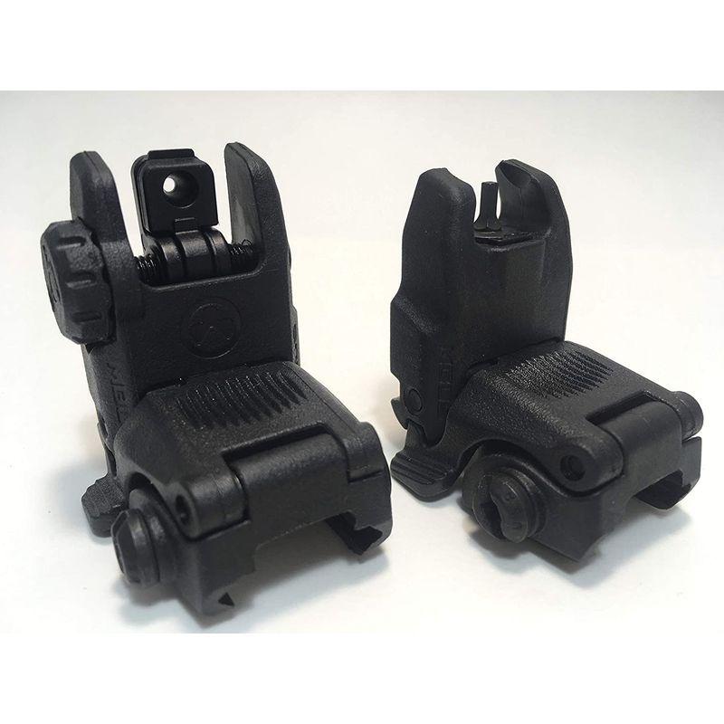 実物Magpul (マグプル) MBUS Gen 2 フロント&リア フリップアップサイト (Black) M-4 AR-15 マグプル MBUS Gen フロント&リア フリップアップサイト Black AR