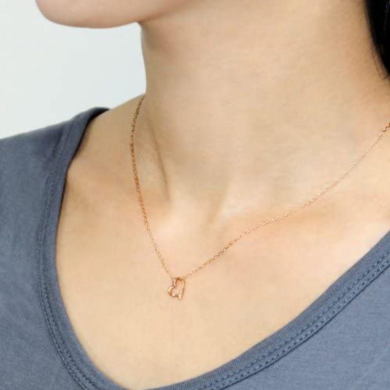 【希少品】 キャーロディディアマンテ CHIARO DI DIAMANTE K10ピンクゴールド×ダイヤモンド ハートペンダントネックレス CHD004 【1572059967】(9298円)