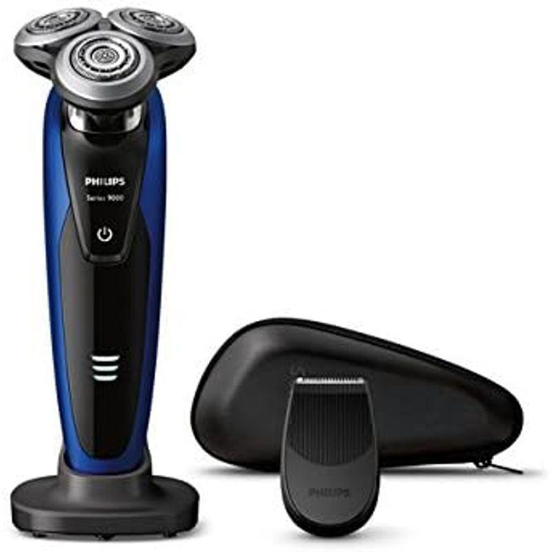 【アウトレット品】 フィリップス メンズシェーバー（ブラック/ブルー）PHILIPS 9000シリーズ ウェット＆ドライ S9186/12 【3498493761】(20692円)