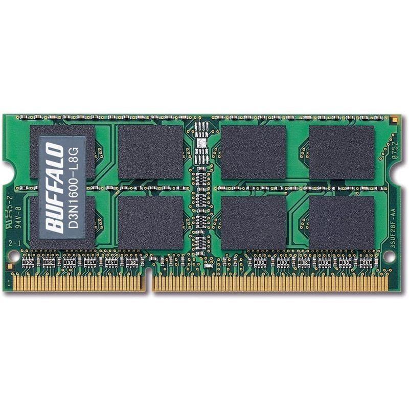 BUFFALO PC3L-12800対応 204PIN DDR3 SDRAM 8GB D3N1600-L8G 割引販促