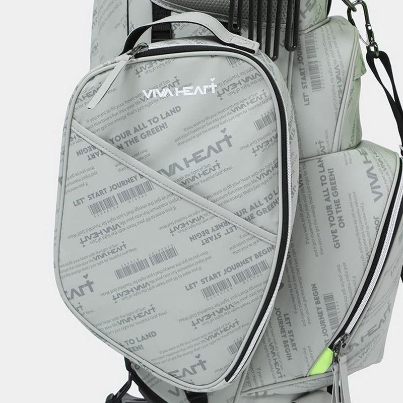 ビバハート 9.0型 キャディバッグ スタンド式 013-15800 菅原大地コラボグレー（13） 0型 キャディバッグ スタンド式 菅原大地コラボグレー 　